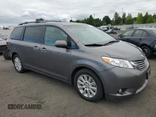 2015 Toyota Sienna Limited with VIN 5TDDK3DC4FS096402, listed as a Copart auction lot 59306665 with 117,012 mi miles and Salvage title. Bid and sale history available at DreamBid. Image 4.