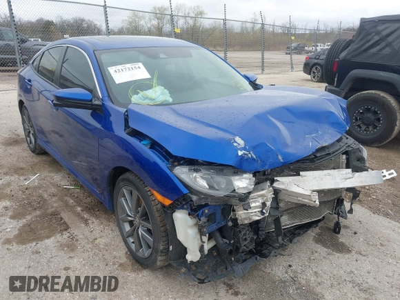 2019 Honda Civic EX z VIN 19XFC1F3XKE002471, wystawiony jako IAAI lot #42172154 z przebiegiem 77 598 mil mil oraz . Historia ofert i sprzedaży dostępna na DreamBid. Obrazek 6.