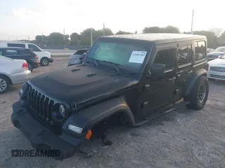 2021 Jeep Wrangler Unlimited Willys with VIN 1C4HJXDN0MW636466, listed as a IAAI auction lot 42005308 with 25,245 mi miles and . Bid and sale history available at DreamBid. Image 18.