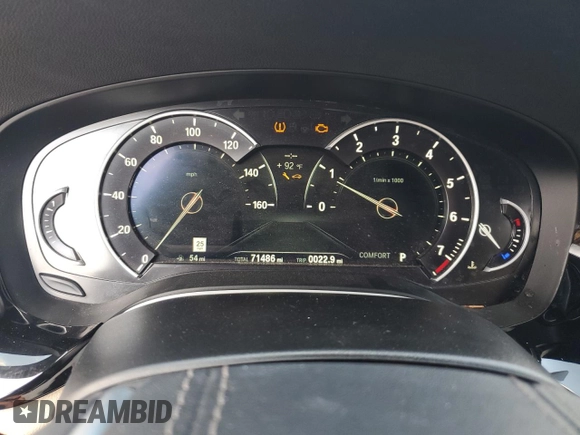2018 BMW 5 Series 530i with VIN WBAJA5C58JWA39259, listed as a Copart auction lot 65242725 with 71,486 mi miles and Clean title. Bid and sale history available at DreamBid. Image 9.