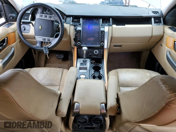 2008 Land Rover Range Rover Sport HSE с VIN SALSK25458A125939, выставлен на аукционе Copart как лот 59416805 с пробегом Не указан миль и Списание • Salvage title. История ставок и продаж доступна на DreamBid. Изображение 8.