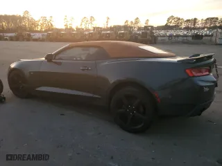 2017 Chevrolet Camaro 2LT with VIN 1G1FD3DS7H0186183, listed as a Copart auction lot 84619414 with 134,872 mi miles and Salvage Title. Bid and sale history available at carsss.com. Image 2.