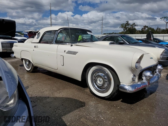 1956 Ford Thunderbird с VIN P6FH203930, выставлен на аукционе Copart как лот 74530814 с пробегом 761 579 миль миль и На запчасти • Non repairable. История ставок и продаж доступна на DreamBid. Изображение 4.
