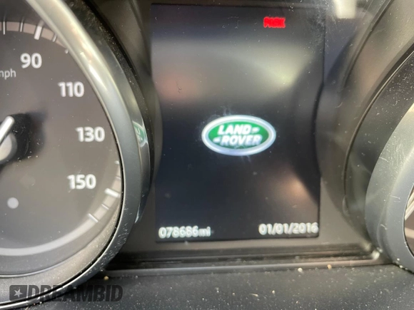 2017 Land Rover Discovery HSE Luxury with VIN SALRHBBV7HA028655, listed as a Copart auction lot 80889354 with 78,686 mi miles and Clean Title. Bid and sale history available at DreamBid. Image 8.