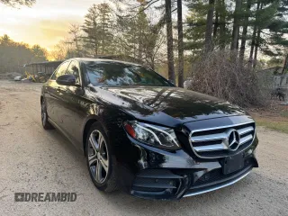 2017 Mercedes-Benz E-Class E 300 Luxury with VIN WDDZF4KB3HA104604, listed as a Copart auction lot 55533765 with 125,497 mi miles and Clean Title. Bid and sale history available at carsss.com. Image 1.