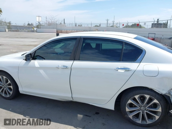 2014 Honda Accord Sedan Sport with VIN 1HGCR2F52EA204769, listed as a IAAI auction lot 41998267 with 53,496 mi miles. Bid and sale history available at carsss.com. Image 14.