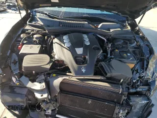 2018 Maserati Ghibli GranSport with VIN ZAM57XSS1J1306477, listed as a Copart auction lot 46716285 with 50,183 mi miles and Salvage Title. Bid and sale history available at carsss.com. Image 12.