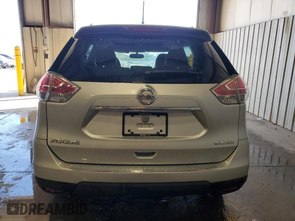 2015 Nissan Rogue SL with VIN 5N1AT2MV3FC769432, listed as a Copart auction lot 48476015 with 125,884 mi miles and Salvage Title. Bid and sale history available at carsss.com. Image 6.