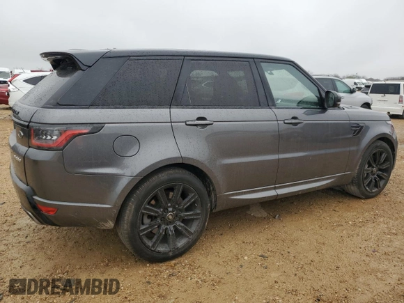 2018 Land Rover Range Rover Sport HSE Dynamic with VIN SALWV2SV1JA410147, listed as a Copart auction lot 44962665 with 84,377 mi miles and Salvage Title. Bid and sale history available at carsss.com. Image 3.