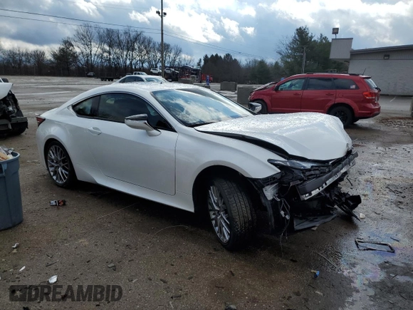 2019 Lexus RC 300 with VIN JTHS85BC6K5005567, listed as a Copart auction lot 36072483 with Not provided miles and . Bid and sale history available at DreamBid. Image 4.