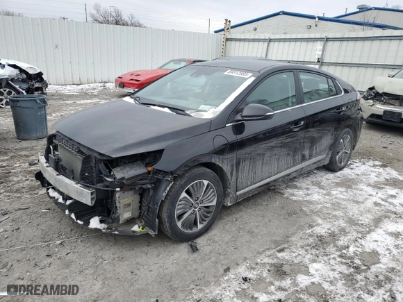 2022 Hyundai Ioniq Plug-In Hybrid SEL with VIN KMHC75LD9NU265869, listed as a Copart auction lot 88812985 with 72,054 mi miles and Salvage Title. Bid and sale history available at carsss.com. Image 1.