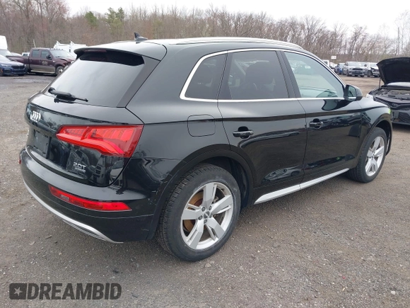 2018 Audi Q5 Premium Plus z VIN WA1BNAFY2J2008789, wystawiony jako IAAI lot #41899063 z przebiegiem 106 739 mil mil oraz . Historia ofert i sprzedaży dostępna na DreamBid. Obrazek 4.