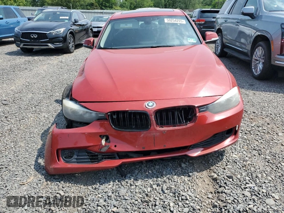 2013 BMW 3 Series 328i with VIN WBA3A5G55DNP23647, listed as a Copart auction lot 59254205 with 158,320 mi miles and Salvage title. Bid and sale history available at DreamBid. Image 5.