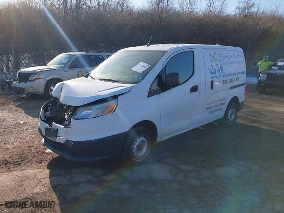 2015 Chevrolet City Express Cargo Van LS with VIN 3N63M0YN8FK721635, listed as a IAAI auction lot 41419865 with 106,436 mi miles. Bid and sale history available at carsss.com. Image 2.