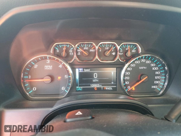 2018 Chevrolet Silverado 1500 LT with VIN 3GCUKREC7JG620389, listed as a Copart auction lot 47935975 with 108,903 mi miles and Salvage Title. Bid and sale history available at carsss.com. Image 9.