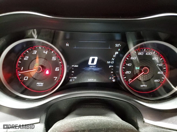 2020 Dodge Charger Scat Pack with VIN 2C3CDXGJ7LH240739, listed as a Copart auction lot 50226955 with 32,579 mi miles and Salvage Title. Bid and sale history available at carsss.com. Image 9.