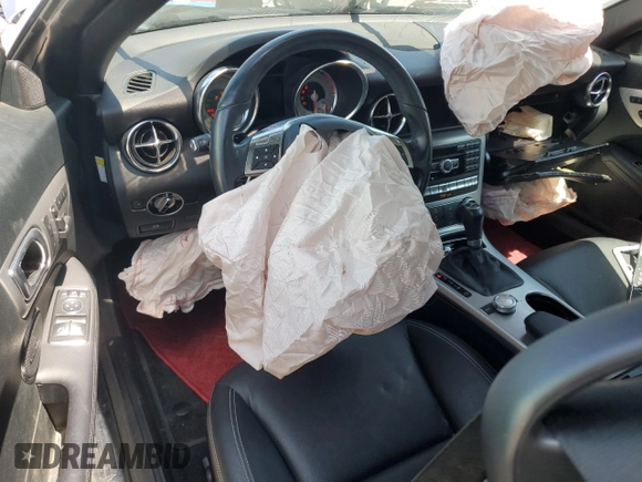 2014 Mercedes-Benz SLK 250 with VIN WDDPK4HA4EF088283, listed as a Copart auction lot 55073085 with 42,565 mi miles and Salvage title. Bid and sale history available at DreamBid. Image 8.