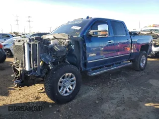 2018 Chevrolet Silverado 3500HD High Country with VIN 1GC4K1EY7JF131649, listed as a Copart auction lot 79690834 with 118,604 mi miles and Salvage Title. Bid and sale history available at carsss.com. Image 1.