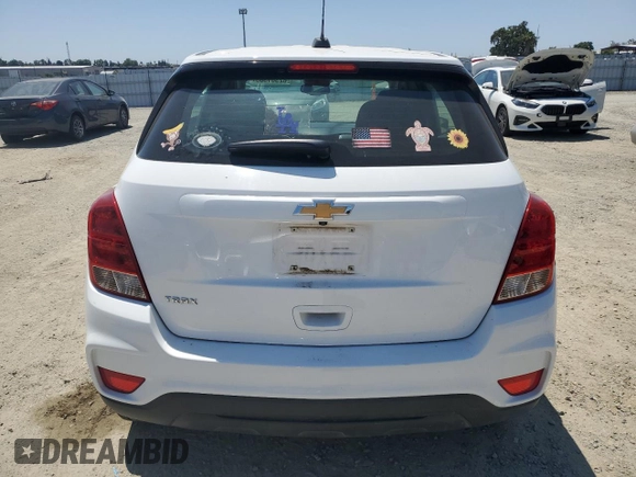 2020 Chevrolet Trax LS with VIN KL7CJKSB7LB065079, listed as a Copart auction lot 62301365 with 64,325 mi miles and Salvage title. Bid and sale history available at DreamBid. Image 6.