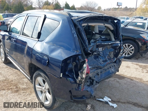 2017 Jeep Compass 75th Anniversary Edition with VIN 1C4NJDBB0HD143138, listed as a IAAI auction lot 41016542 with 118,402 mi miles. Bid and sale history available at carsss.com. Image 6.