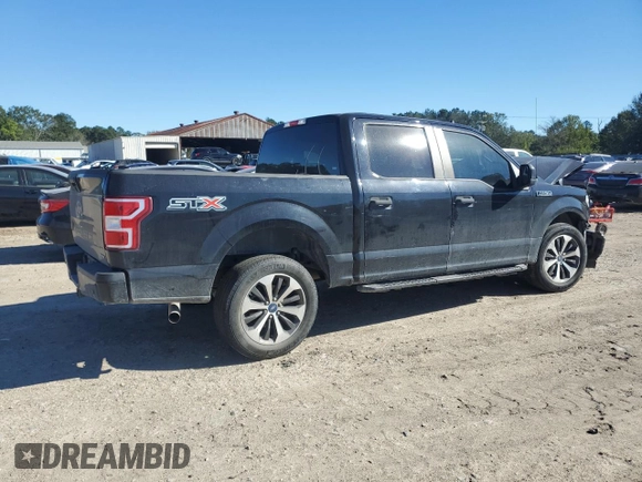 2020 Ford F-150 XL with VIN 1FTEW1C42LFA54457, listed as a Copart auction lot 80918224 with 94,661 mi miles and Salvage Title. Bid and sale history available at carsss.com. Image 3.