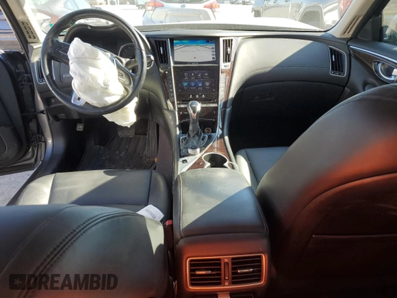 2018 Infiniti Q50 3.0t LUXE with VIN JN1EV7AR3JM431720, listed as a Copart auction lot 72119263 with 68,096 mi miles and Salvage Title. Bid and sale history available at carsss.com. Image 8.