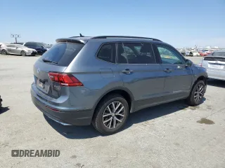 2021 Volkswagen Tiguan S with VIN 3VV0B7AX8MM010519, listed as a Copart auction lot 59809805 with 53,595 mi miles and Salvage title. Bid and sale history available at DreamBid. Image 3.