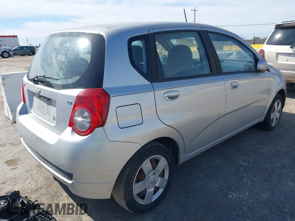 2009 Chevrolet Aveo 1LT with VIN KL1TD66E89B338827, listed as a IAAI auction lot 42033836 with 134,257 mi miles and . Bid and sale history available at DreamBid. Image 4.