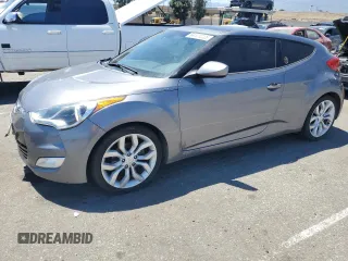 2012 Hyundai Veloster w/Black Int with VIN KMHTC6ADXCU077637, listed as a Copart auction lot 64131255 with 213,792 mi miles and Clean title. Bid and sale history available at DreamBid. Image 1.