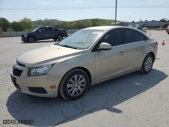 2011 Chevrolet Cruze LT w/1LT with VIN 1G1PF5S94B7109635, listed as a Copart auction lot 53031155 with 168,532 mi miles and Salvage Title. Bid and sale history available at carsss.com. Image 1.