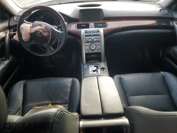 2006 Acura RL with VIN JH4KB16556C005244, listed as a Copart auction lot 50843265 with Not Provided miles and Salvage Title. Bid and sale history available at DreamBid. Image 8.