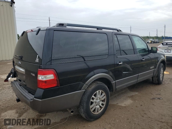 2007 Ford Expedition EL XLT with VIN 1FMFK15507LA37861, listed as a Copart auction lot 59364734 with 221,927 mi miles and Salvage Title. Bid and sale history available at carsss.com. Image 3.