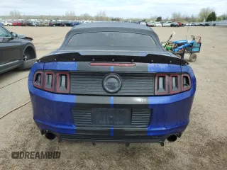 2014 Ford Mustang GT with VIN 1ZVBP8FF7E5208818, listed as a Copart auction lot 53796235 with 65,058 mi miles and Salvage title. Bid and sale history available at DreamBid. Image 6.
