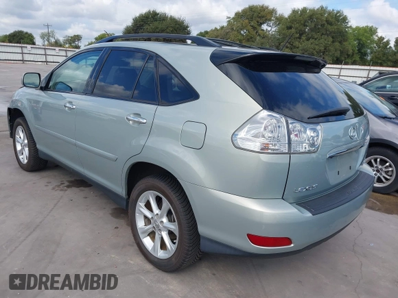 2009 Lexus RX 350 with VIN 2T2HK31U49C127509, listed as a IAAI auction lot 40322708 with 53,625 mi miles and . Bid and sale history available at DreamBid. Image 3.