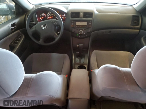 2005 Honda Accord LX with VIN JHMCM56495C007722, listed as a Copart auction lot 65002375 with 283,284 mi miles and Salvage title. Bid and sale history available at DreamBid. Image 8.