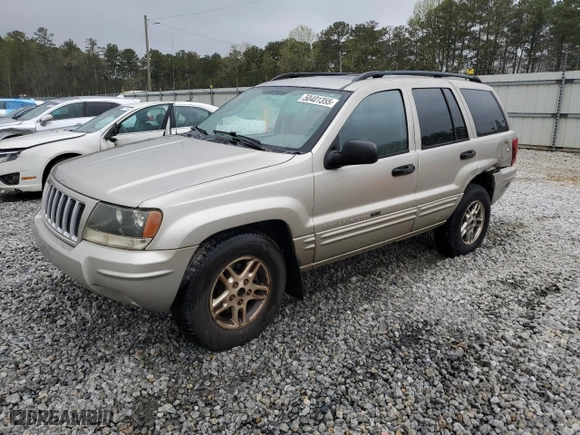 2004 Jeep Grand Cherokee Laredo with VIN 1J4GX48S84C263276, listed as a Copart auction lot 50401355 with 269,019 mi miles and Salvage Title. Bid and sale history available at carsss.com. Image 1.