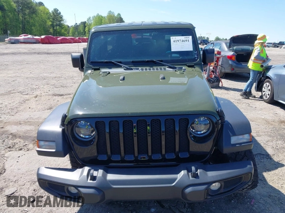 2023 Jeep Wrangler Sport S with VIN 1C4HJXDN0PW695795, listed as a IAAI auction lot 41974691 with 32,734 mi miles and . Bid and sale history available at DreamBid. Image 12.