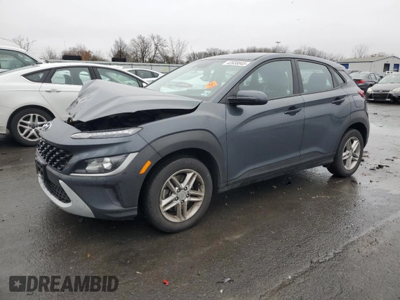 2022 Hyundai Kona SE with VIN KM8K2CAB4NU762134, listed as a Copart auction lot 43938845 with 45,684 mi miles and Salvage Title. Bid and sale history available at carsss.com. Image 1.