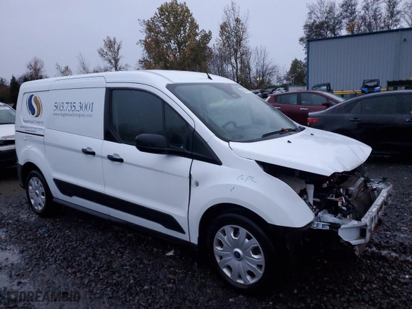2021 Ford Transit Connect Van XL with VIN NM0LS7E21M1491010, listed as a Copart auction lot 42839745 with 74,518 mi miles and Salvage Title. Bid and sale history available at carsss.com. Image 4.