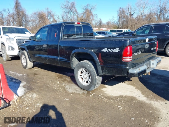 2004 Dodge Dakota Sport with VIN 1D7HG32N24S518815, listed as a IAAI auction lot 41408182 with 267,160 mi miles. Bid and sale history available at carsss.com. Image 3.