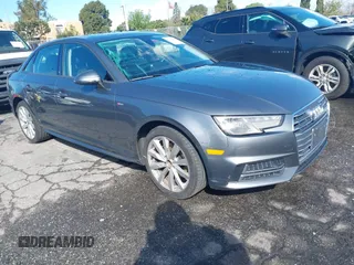 2018 Audi A4 Premium with VIN WAUKMAF45JA158842, listed as a IAAI auction lot 41794952 with 25,563 mi miles. Bid and sale history available at carsss.com. Image 1.