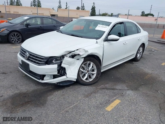 2017 Volkswagen Passat 1.8T S with VIN 1VWAT7A36HC043259, listed as a IAAI auction lot 41733937 with 63,426 mi miles. Bid and sale history available at carsss.com. Image 2.