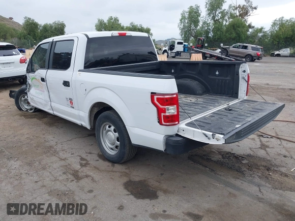 2019 Ford F-150 XL with VIN 1FTEW1CB3KKE51647, listed as a IAAI auction lot 42022111 with 59,344 mi miles and . Bid and sale history available at DreamBid. Image 3.