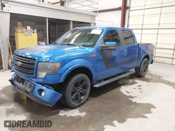 2014 Ford F-150 XL with VIN 1FTFW1ET1EFB79025, listed as a IAAI auction lot 42062995 with 133,415 mi miles. Bid and sale history available at carsss.com. Image 2.