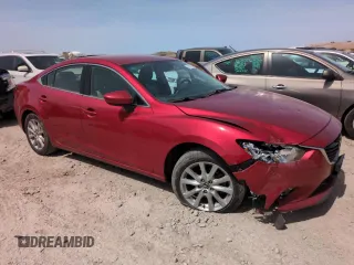 2016 Mazda 6 i Sport with VIN JM1GJ1U52G1410942, listed as a Copart auction lot 51810155 with 163,488 mi miles and Salvage Title. Bid and sale history available at DreamBid. Image 4.