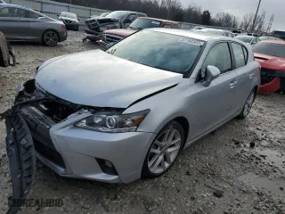 2015 Lexus CT 200h Hybrid with VIN JTHKD5BH6F2233485, listed as a Copart auction lot 37194323 with 55,969 mi miles. Bid and sale history available at carsss.com. Image 1.