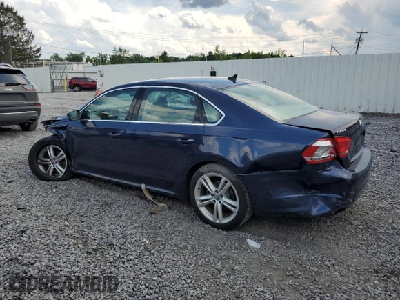 2014 Volkswagen Passat SE with VIN 1VWBT7A36EC095006, listed as a Copart auction lot 63029305 with Not provided miles and Salvage title. Bid and sale history available at DreamBid. Image 2.