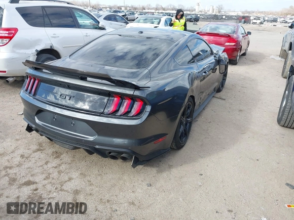 2019 Ford Mustang GT with VIN 1FA6P8CF7K5201541, listed as a IAAI auction lot 41360159 with 11,867 mi miles. Bid and sale history available at carsss.com. Image 4.