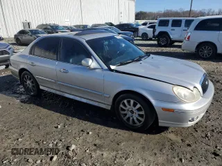 2005 Hyundai Sonata GLS with VIN KMHWF35H25A210105, listed as a Copart auction lot 47870105 with 143,002 mi miles and Salvage Title. Bid and sale history available at carsss.com. Image 4.