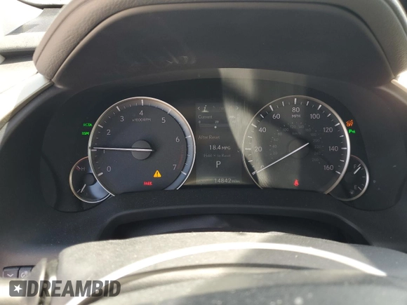 2018 Lexus RX with VIN 2T2ZZMCA1JC111281, listed as a Copart auction lot 49053585 with 14,842 mi miles and Salvage Title. Bid and sale history available at carsss.com. Image 9.